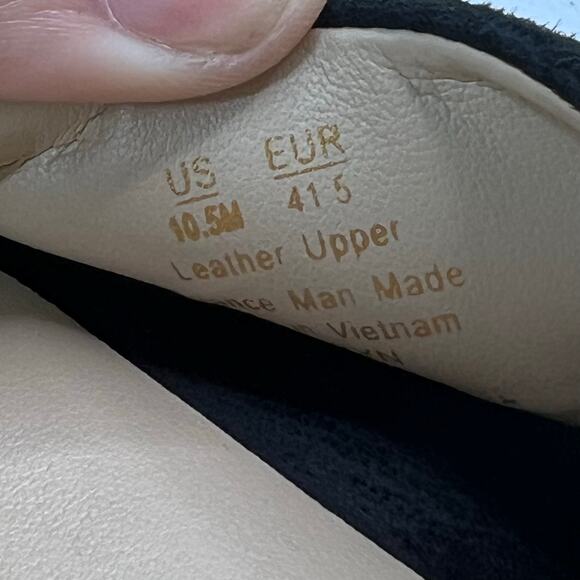 Sam Edelman Robyn Leather Ankle Strap Heel Black I3433L3002 Women 10.5M Tried On - Picture 10 of 11